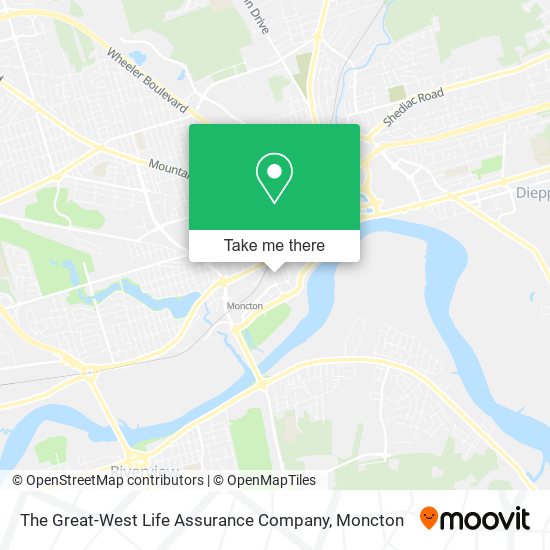 The Great-West Life Assurance Company map