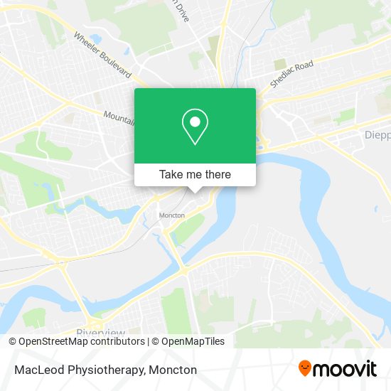 MacLeod Physiotherapy map