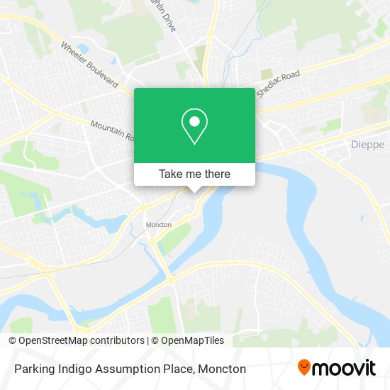 Parking Indigo Assumption Place map