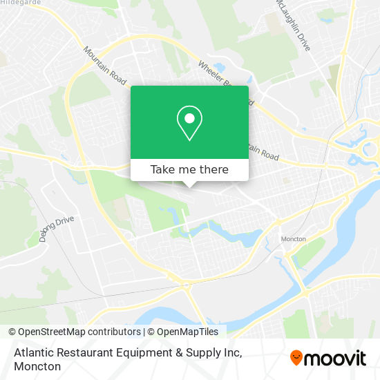 Atlantic Restaurant Equipment & Supply Inc map