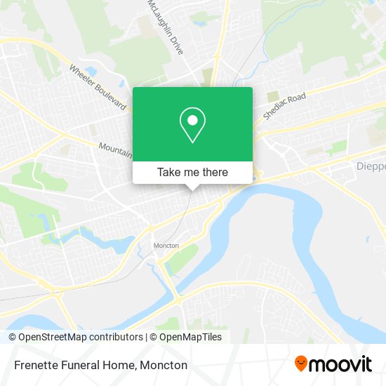 Frenette Funeral Home map