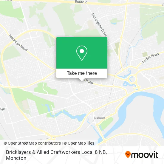 Bricklayers & Allied Craftworkers Local 8 NB map