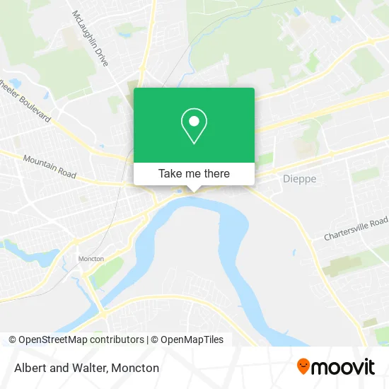 Albert and Walter map