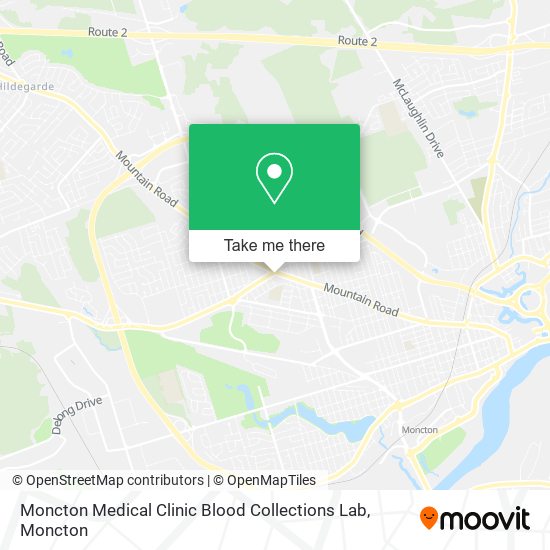 Moncton Medical Clinic Blood Collections Lab map