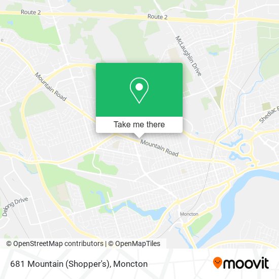 681 Mountain (Shopper's) map