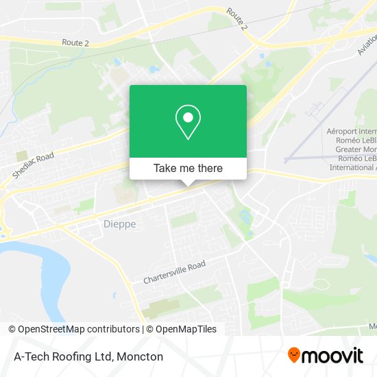 A-Tech Roofing Ltd map