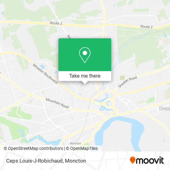 Ceps Louis-J-Robichaud map