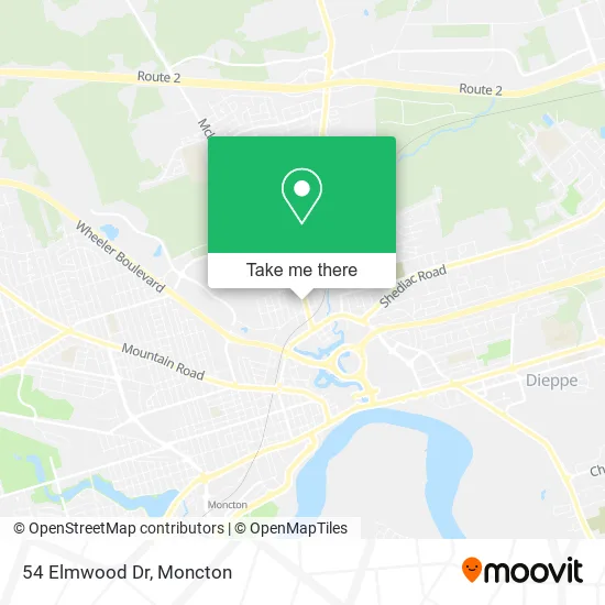54 Elmwood Dr map