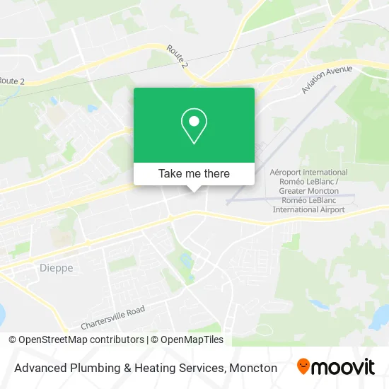 Advanced Plumbing & Heating Services map