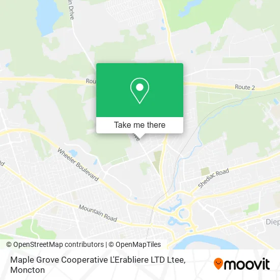 Maple Grove Cooperative L'Erabliere LTD Ltee map