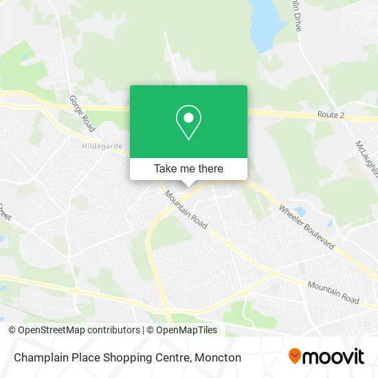 Champlain Place Shopping Centre map
