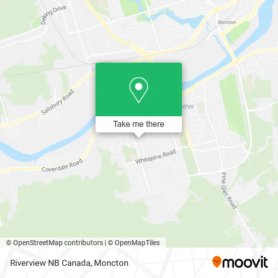 Map Of Riverview Nb How To Get To Riverview Nb Canada By Bus?