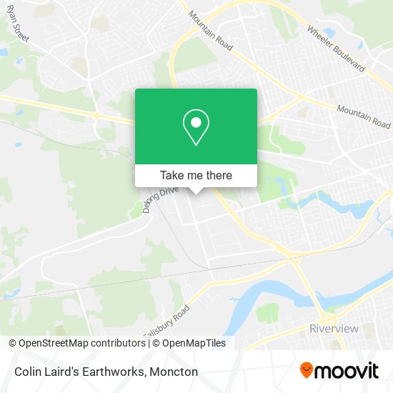 Colin Laird's Earthworks map