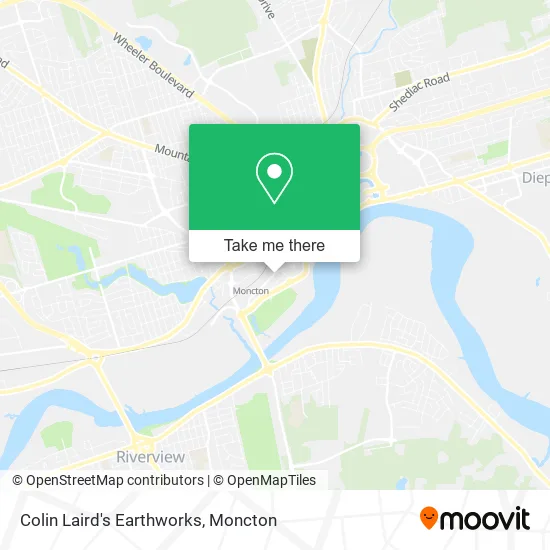 Colin Laird's Earthworks map