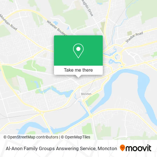 Al-Anon Family Groups Answering Service map