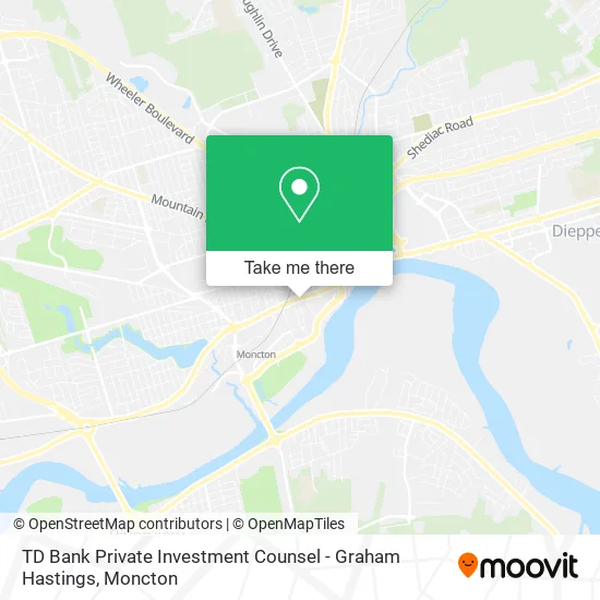 TD Bank Private Investment Counsel - Graham Hastings map