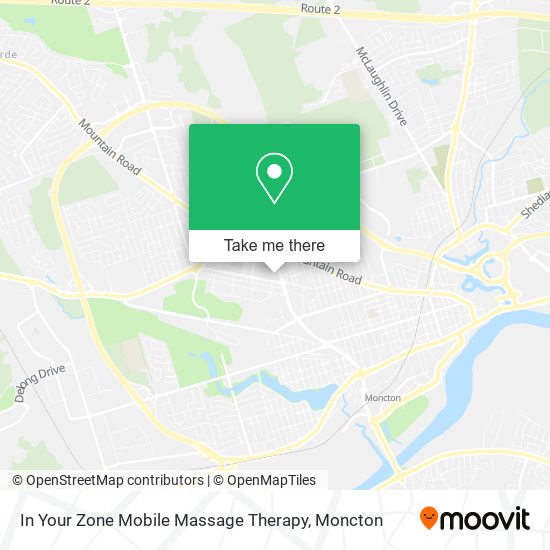 In Your Zone Mobile Massage Therapy plan