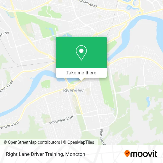 Right Lane Driver Training map