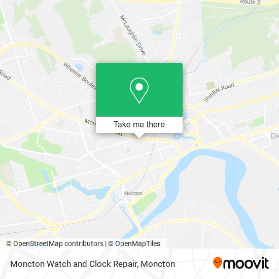 Moncton Watch and Clock Repair plan