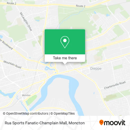 Rua Sports Fanatic-Champlain Mall map