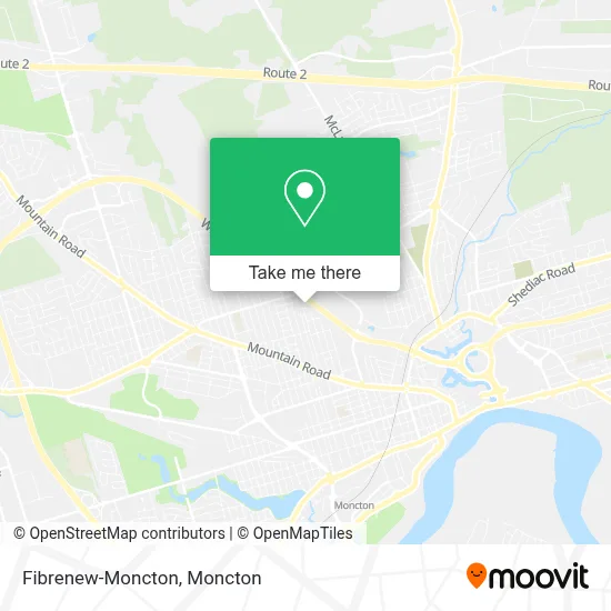 Fibrenew-Moncton map
