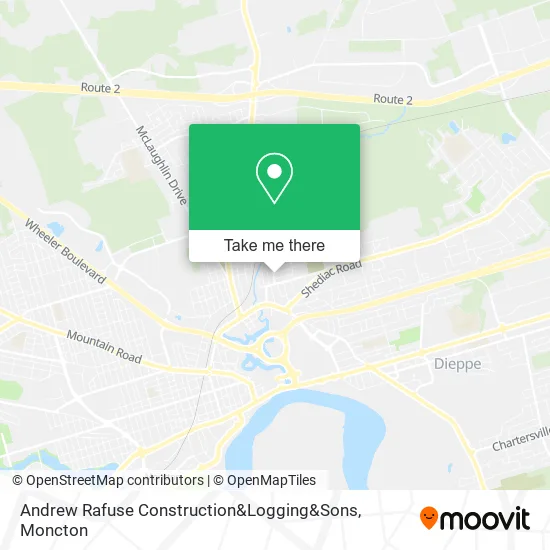 Andrew Rafuse Construction&Logging&Sons map