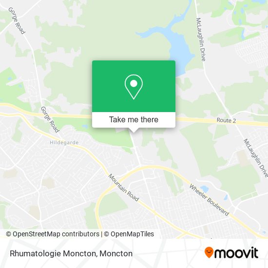 Rhumatologie Moncton plan