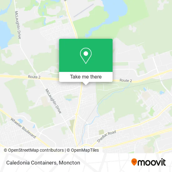 Caledonia Containers map