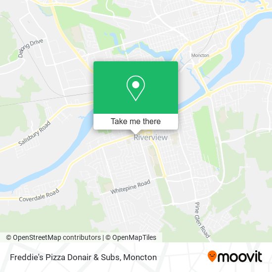 Freddie's Pizza Donair & Subs plan