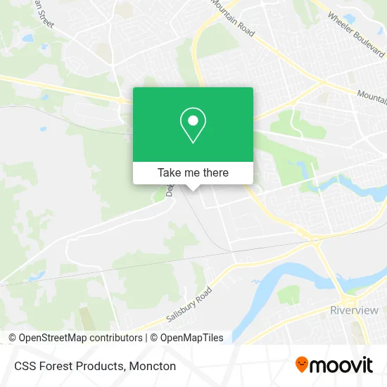 CSS Forest Products map