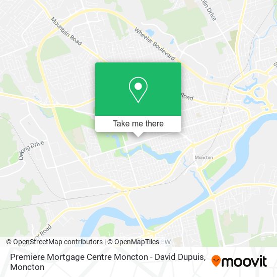 Premiere Mortgage Centre Moncton - David Dupuis plan