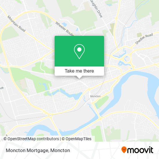 Moncton Mortgage map