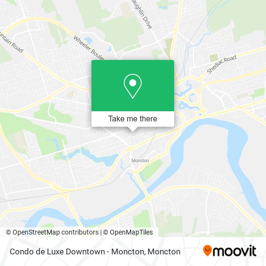Condo de Luxe Downtown - Moncton plan