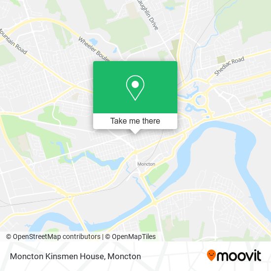 Moncton Kinsmen House map