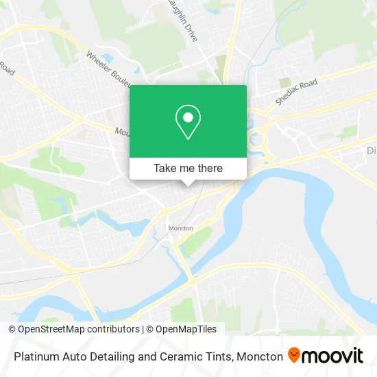 Platinum Auto Detailing and Ceramic Tints map