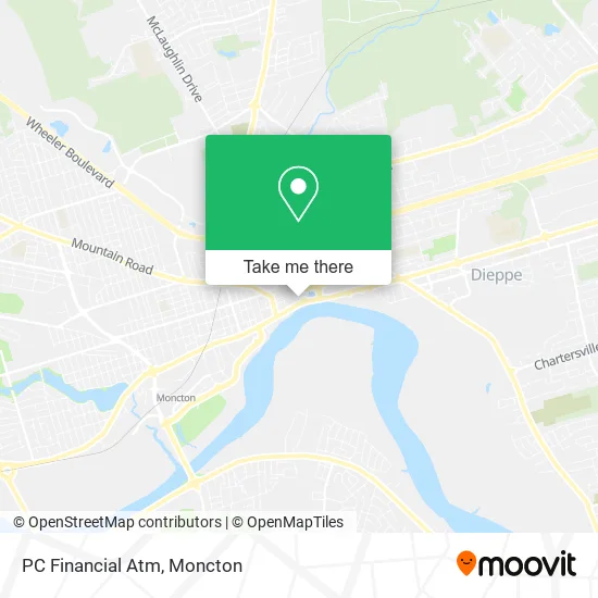 PC Financial Atm map