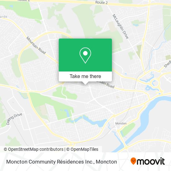 Moncton Community Résidences Inc. plan