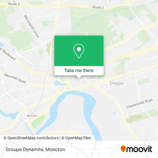 Groupe Dynamite map