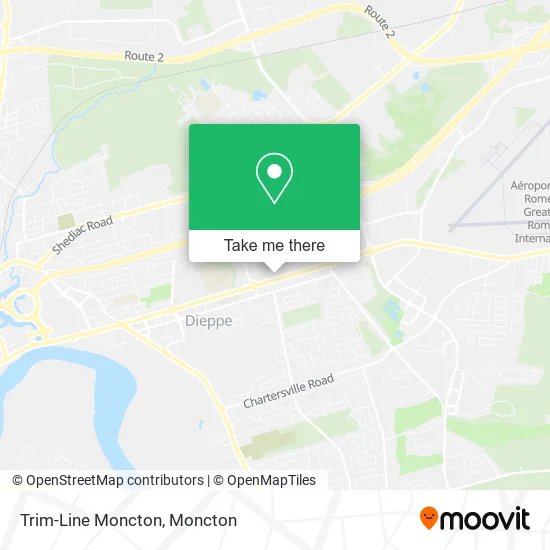 Trim-Line Moncton map