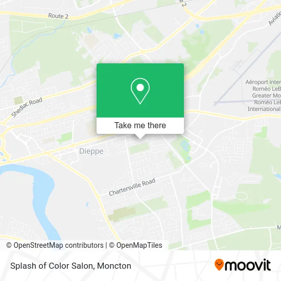 Splash of Color Salon map