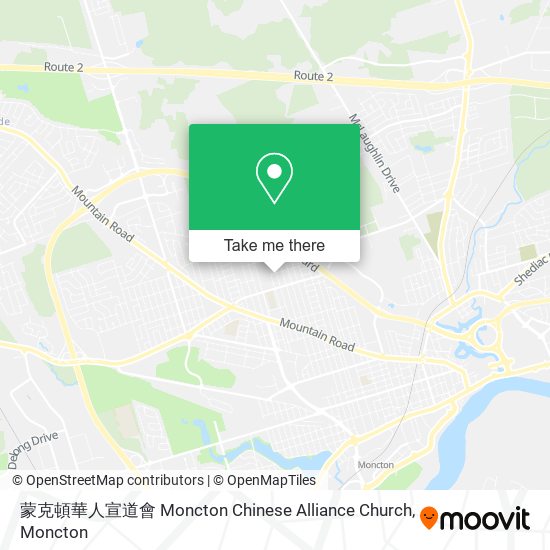 蒙克頓華人宣道會 Moncton Chinese Alliance Church plan