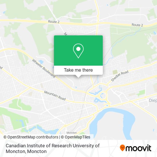 Canadian Institute of Research University of Moncton plan