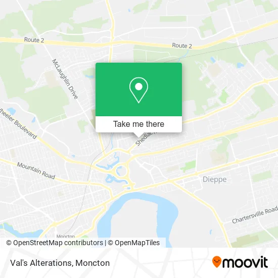 Val's Alterations map