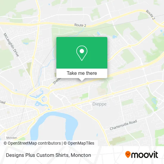 Designs Plus Custom Shirts map