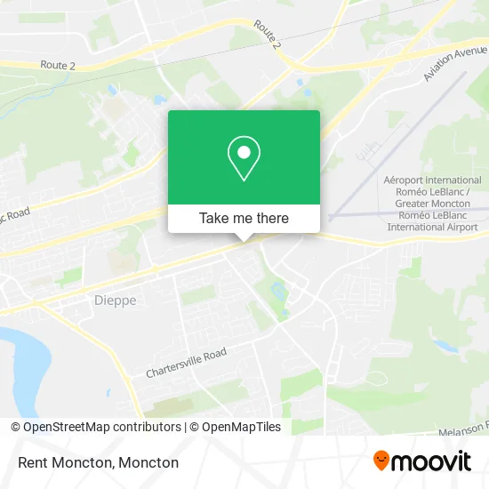 Rent Moncton map