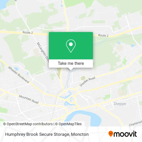 Humphrey Brook Secure Storage map