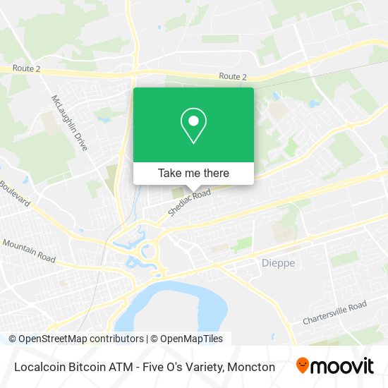 Localcoin Bitcoin ATM - Five O's Variety plan