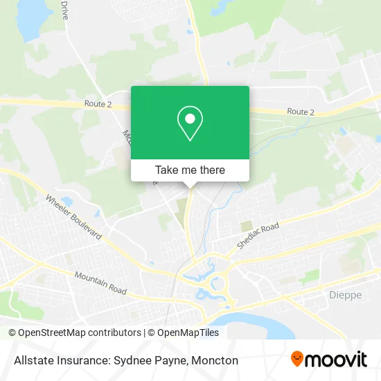Allstate Insurance: Sydnee Payne map