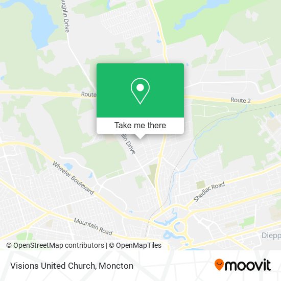 Visions United Church map