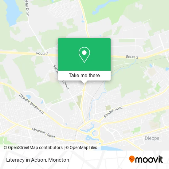 Literacy in Action map